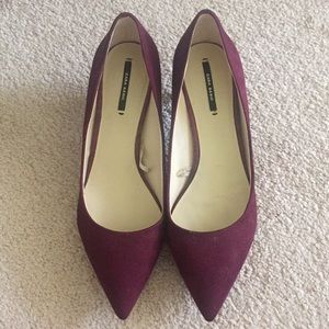 PRE-LOVED ZARA kitten pumps sz 39